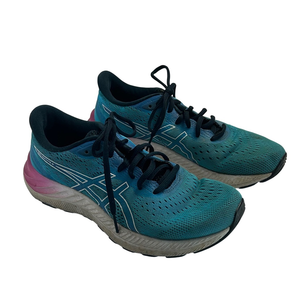 Asics Gel-Excite 8 Womens Running Shoes Teal Pink Blue 1012A916 Size‎ 8